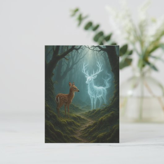 Ich bin bei dir briefkaart (Staand voorkant)