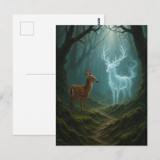 Ich bin bei dir briefkaart (Voorkant / Achterkant)