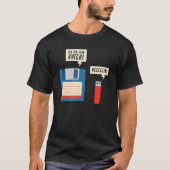 Ich Bin Dein Vater Diskette USB Stick Next Generat T-shirt (Voorkant)