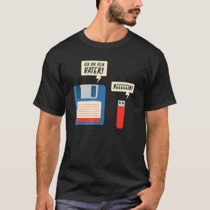 Ich Bin Dein Vater Diskette USB Stick Next Generat T-shirt