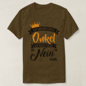 Ich bin der coole onkel t-shirt (Design voorkant)