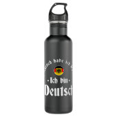 Ich bin Deutsch - Funny Germany Roots German Herit Waterfles (Voorkant)
