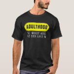 Ich bin ein Adult Technical 18th Birthday T-shirt<br><div class="desc">Ich bin ein Volwassene Technische 18e Verjaardag.</div>