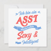 Ich Bin Ein Assi Arbeitslos Hartz 4 Arbeitslosigke Kaart (Voorkant)