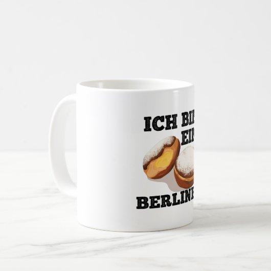 Ich bin ein Berliner Koffiemok (Voorkant links)