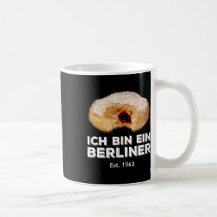 Ich Bin Ein Berliner Speech Jelly Donut Wall koud Koffiemok