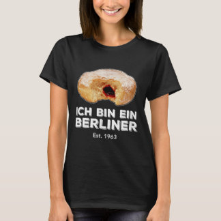 Ich Bin Ein Berliner Speech Jelly Donut Wall koud T-shirt