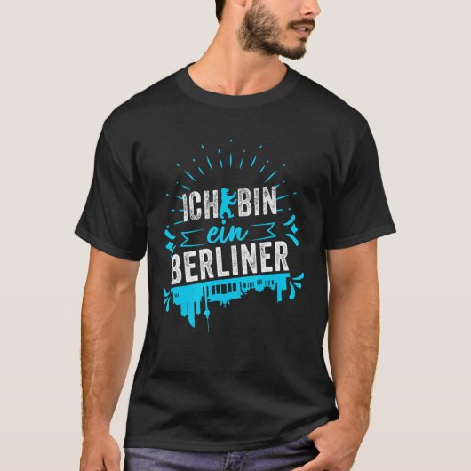 Ich Bin Ein Berliner Sweet Berlin Sightsights 1 T-shirt (Voorkant)