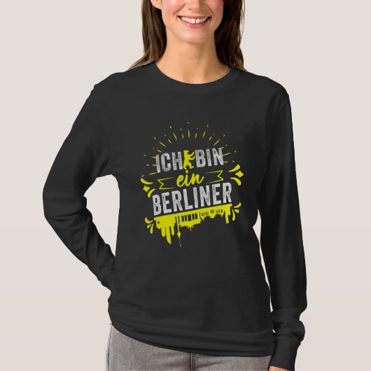 Ich Bin Ein Berliner Sweet Berlin Sightsights T-shirt (Voorkant)