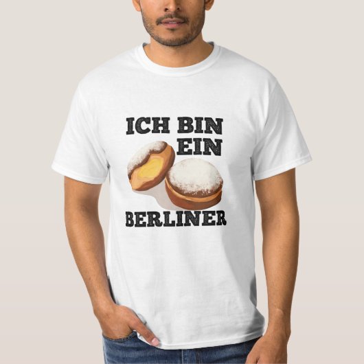Ich bin ein Berliner T-shirt (Voorkant)