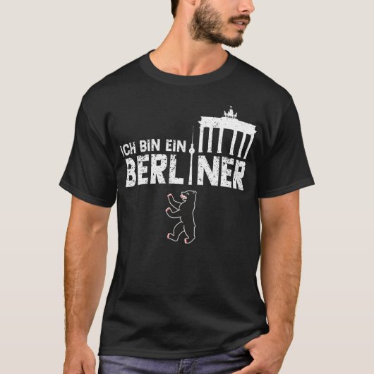 Ich Bin Ein Berliner T-shirt (Voorkant)