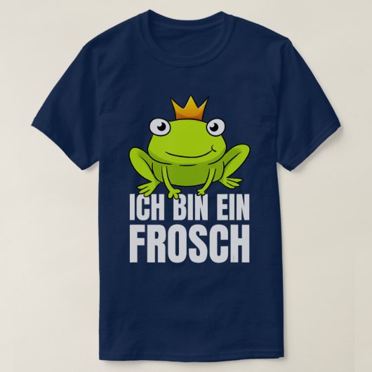 Ich Bin Ein Frosch Kikker Lover T-shirt (Design voorkant)