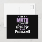 Ich bin ein Mathelehrer natürlich habe ich Problem Briefkaart (Voorkant / Achterkant)