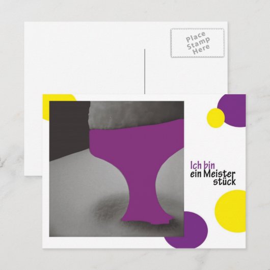 ich bin ein Meisterstueck Briefkaart (Voorkant / Achterkant)