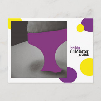 ich bin ein Meisterstueck Briefkaart