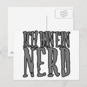 Ich Bin Ein Nerd Briefkaart (Voorkant / Achterkant)