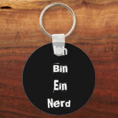 Ich Bin Ein Nerd Sleutelhanger (Voorkant)