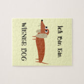 Ich Bin Ein Wiener Dog I Am A Dachshund Legpuzzel (Horizontaal)