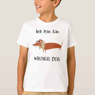 Ich Bin Ein Wiener Dog I Am A Dachshund T-shirt