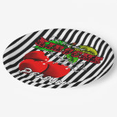 ich bin eine Kirsche was bist Du für eine Pflaume Papieren Bordje (Gekanteld)