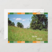 Ich bin froehlich briefkaart (Voorkant / Achterkant)