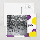 ich bin getragen briefkaart (Voorkant / Achterkant)