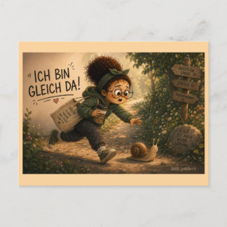Ich bin gleich da briefkaart