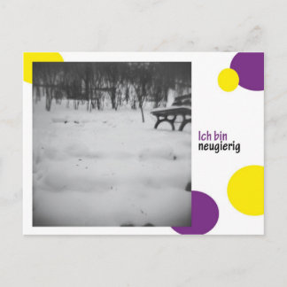 ich bin neugierig briefkaart