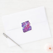 Ich bin nicht alt, ich bin denkmalgeschützt vierkante sticker (Envelop)