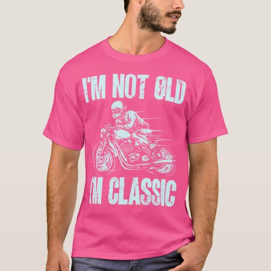 Ich Bin Nicht Alt Ich Bin Motorbike T-shirt (Voorkant)