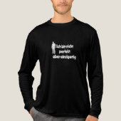 Ich bin nicht perfekt, aber einzigartig – Selbstbe Tri-Blend Shirt (Voorkant volledig)