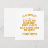 Ich Bin Rentner 2020 Rentnerin Rente Ruhestand Oma Kaart (Voorkant / Achterkant)