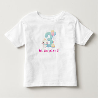Ich bin schon 3! kinder shirts