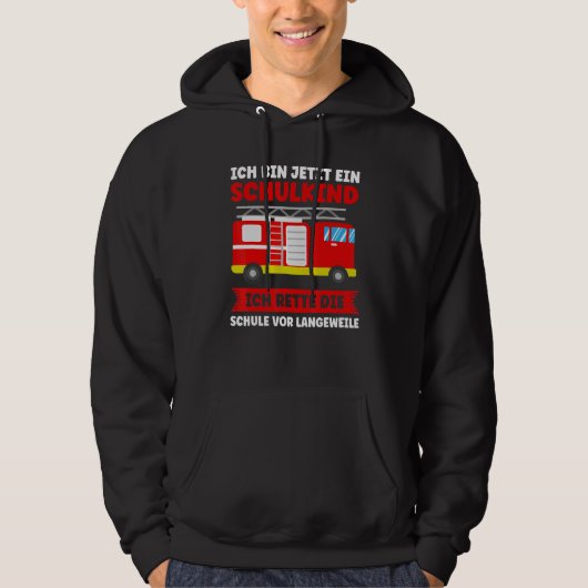 Ich bin Schulkind Ich Rette leraar Hoodie (Voorkant)