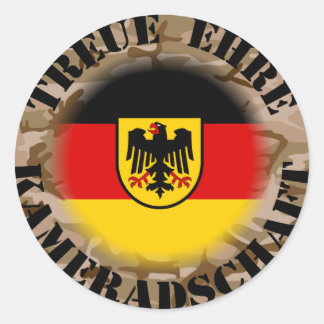 Ich bin stolz .... ronde sticker