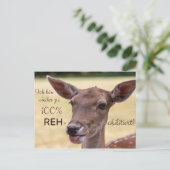Ich bin zu 100% REH-abilitiert! Briefkaart (Staand voorkant)