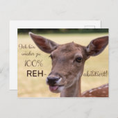 Ich bin zu 100% REH-abilitiert! Briefkaart (Voorkant / Achterkant)