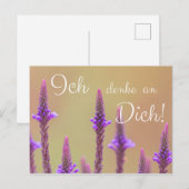 Ich denke een Dich! Briefkaart (Voorkant / Achterkant)