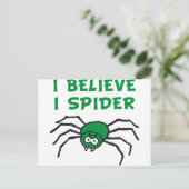 Ich glaub ich spinne - Ik geloof in spin Briefkaart (Staand voorkant)