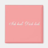 Ich hab' Dich lieb magnet (Voorkant)