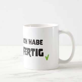 Ich habe fertig koffiemok