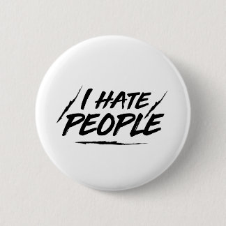 ich hasse menschen ronde button 5,7 cm