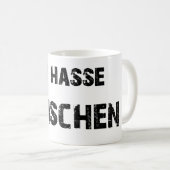 Ich hasse Menschen Tasse Koffiemok (Voorkant rechts)