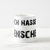 Ich hasse Menschen Tasse Koffiemok (Center)