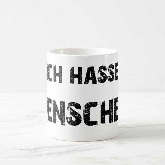 Ich hasse Menschen Tasse Koffiemok (Center)