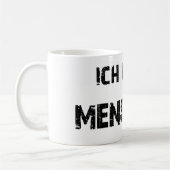 Ich hasse Menschen Tasse Koffiemok (Links)