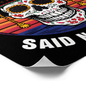 Ich He Tequila Mexicaanse Cinco de Mayo Poster (Hoek)