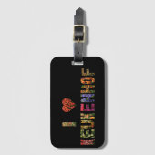 Ich ♥ Keukenhof - Exklusiver Designer Bagagelabel (Voorkant (verticaal))