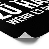 ICH LERNE DOCH NICHT SPRECHEN POSTER (Hoek)