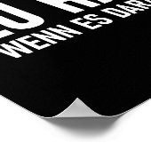 ICH LERNE DOCH NICHT SPRECHEN POSTER (Hoek)